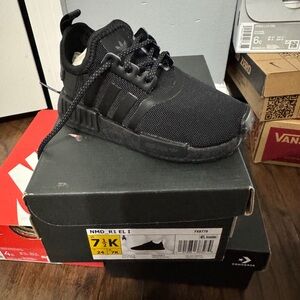 Adidas Black NMD Sneakers with Primeknit Upper
